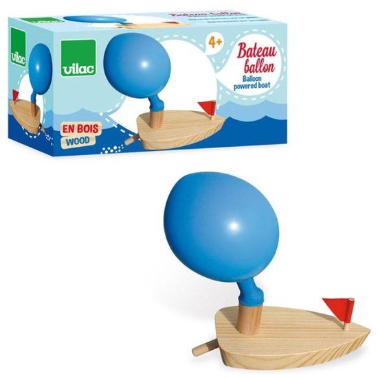 Vilac Houten ballonboot