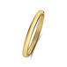 Lucardi Dames Stalen goldplated ring 2mm