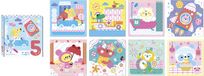 JANOD My Arts & Crafts – 5 ans – set de dessin – 8 illustrations + 2 feutres effaçables – set de loisirs créatifs pour enfants – motricité fine et concentration – J07745