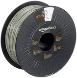 Amazon Basics PETG 3D-printerfilament, 1,75 mm, grijs, spoel van 1 kg