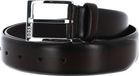 BOSS Leren Riem Elloy Sz35 Leather Belt W85 Dark Brown Donkerbruin