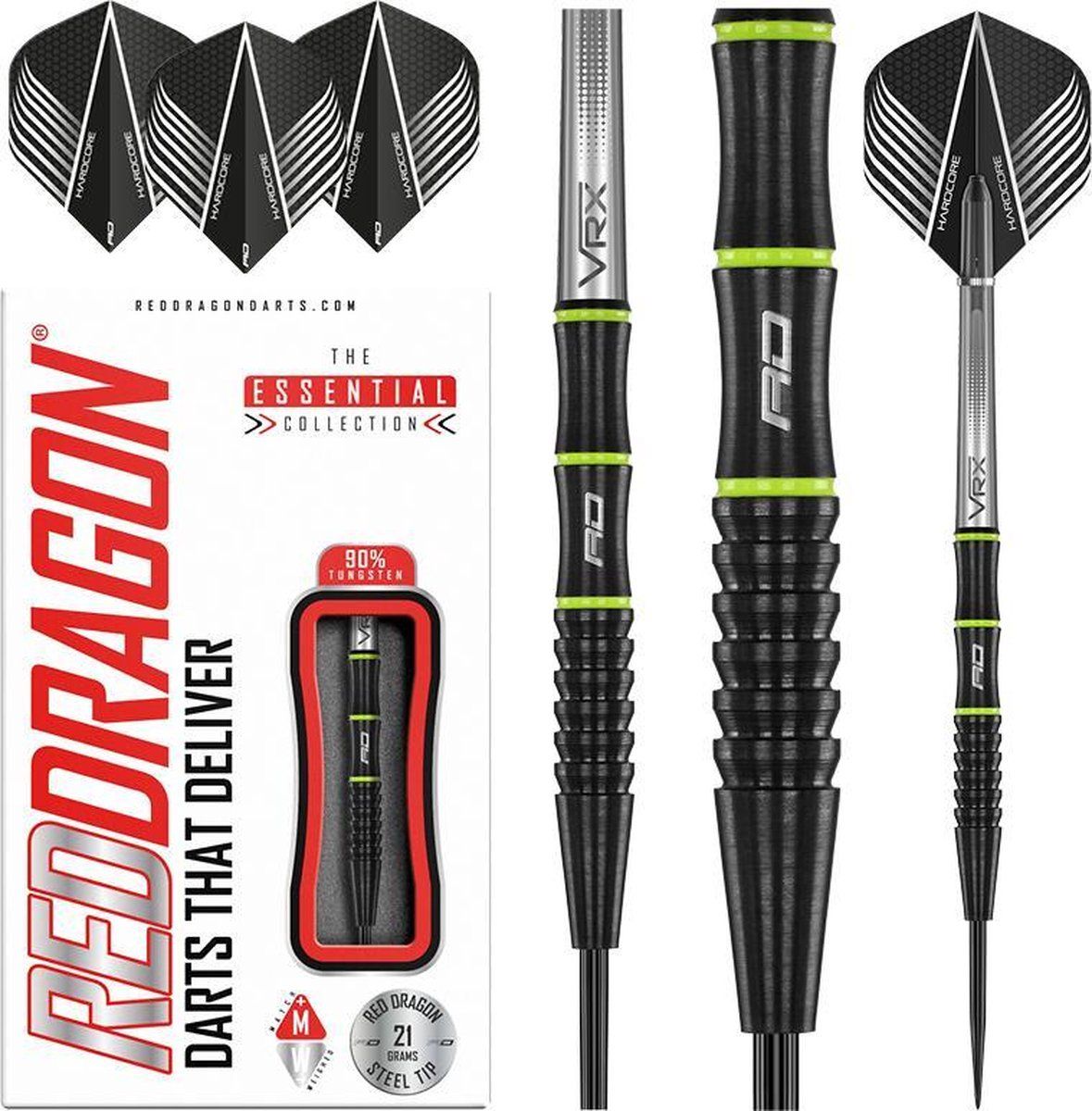 Red Dragon - Freestyle: Steeltip Tungsten Dartpijlen Professioneel - 21 gram