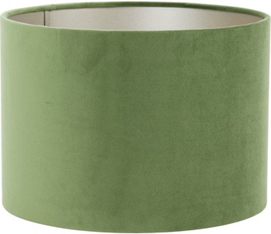 Light & Living Light&living Kap cilinder 25-25-18 cm VELOURS dusty green