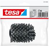 Tesa Vervangende WC-Borstelkop - Reserve Borstelkop - Zwart