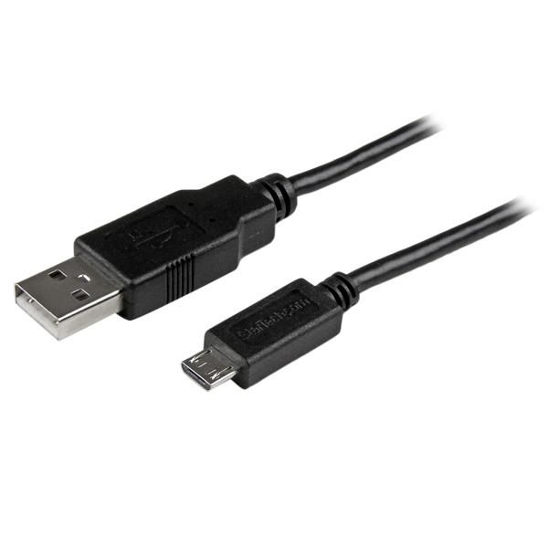 StarTech.com USB-kabel - USB A naar Micro-USB B - 0,5 m - Zwart
