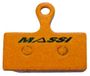 0 Massi Disc Brake Shoes Shimano Xtr Remblokken Schijfrem 2 Eenheden Oranje