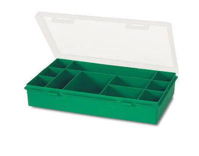 Tayg 061103 Gereedschapskist - 29 x 19.5 x 5.4 cm - Groen/Transparant