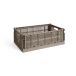 Hay Korb Colour Crate Grau Recyceltes Polypropylen Designer Hay Studio