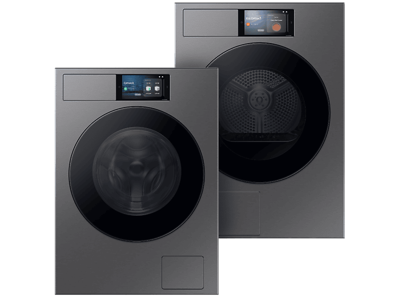 Samsung Wasmachine Wf90f09c4su3 Bespoke 9000-serie + Samsung Droger Dv90f09f4su3 Bundel