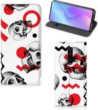 Xiaomi Redmi K20 Pro Skull Rood Mobiele Bookcase