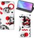 B2Ctelecom Mobiel BookCase Xiaomi Redmi K20 Pro Skull Rood