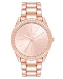 Steve Madden Dames Echt Kristallen Accenten Armbandhorloge