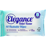 Eleganza Elegance Toilet Tissue Flushable Wipes - 40 stuks