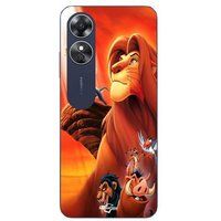 Maniacase Etui Oppo A17 The Lion King Film Disney Simba Nala Mufasa