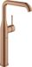 GROHE Essence Wastafelkraan Opbouw - uitloop 17.9cm - XL-size - hoge draaibare uitloop - gladde body - brushed warm sunset