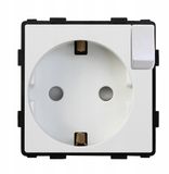 Prise murale SmartHome 230V Blanc avec interrupteur