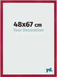 yd. - Cadre photo 48x67 cm - MDF - Rouge - Bologna