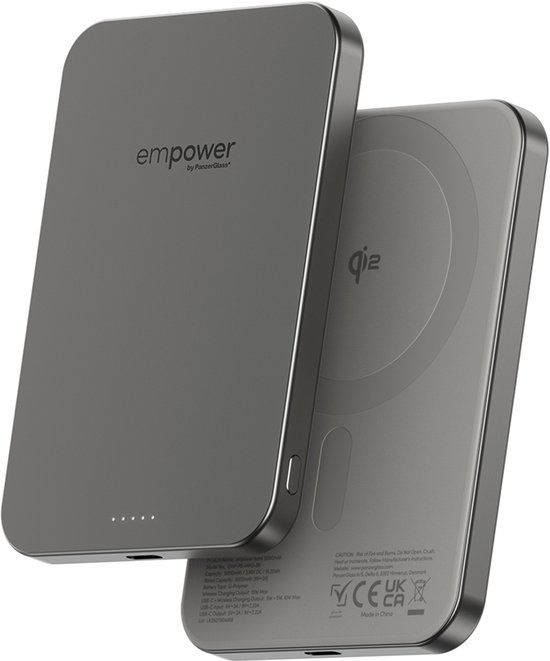 PanzerGlass empower MagSafe Powerbank 5000 mAh titanium