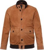 JP 1880 - Leren jas - Tabaksbruin - Maat XL