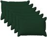 vidaXL - Kussensloop - 6 stuks - Donkergroen - 40 x 60 cm
