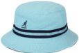 Kangol Bob Stripe Lahinch Bucket Hat Unisex Volwassenen XL Lichtblauw Gestreept