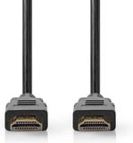 Nedis Premium High Speed HDMI Kabel met Ethernet - 1.00 m - Zwart