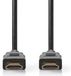 Nedis Premium High Speed HDMI Kabel met Ethernet - 1.00 m - Zwart