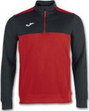 Joma Winner Ziptop Heren - Rood / Zwart | Maat: XL