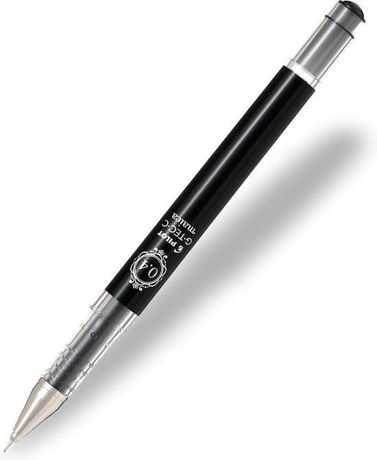 Pilot Gelpen Maica Hi-Tec Zwart 0.4mm
