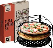Chef Pomodoro Pizzaplaat - Set van 3 - 33 cm