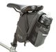Sacoche de selle vélo - 1,5 litre - Étanche - Réflecteur - Avec porte-bouteille - Noir
