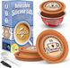 Nespresso Couvercles réutilisables pour capsules Nespresso Vertuo - Lot de 3 capuchons en silicone