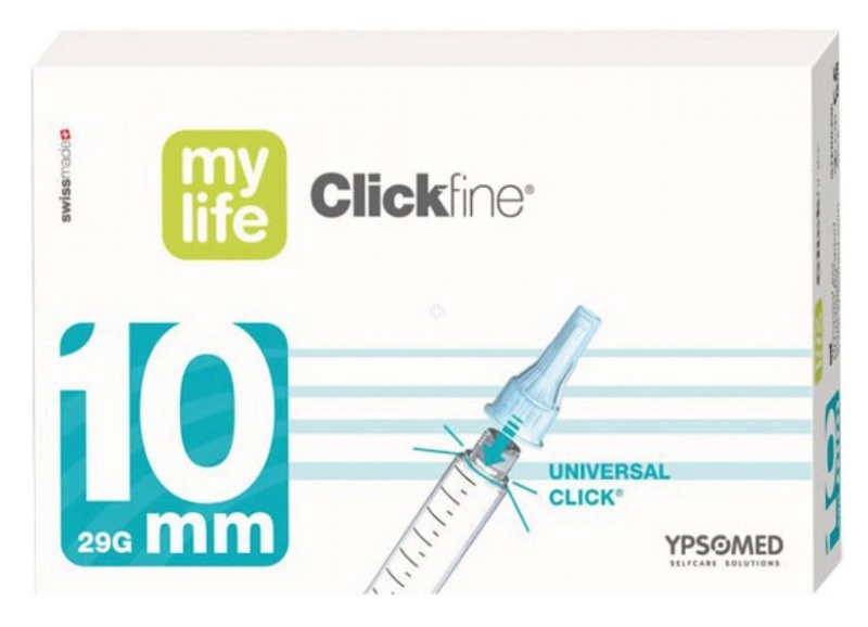 mylife Clickfine Pennaalden 10mm 29G 100st