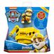 PAW Patrol Bulldozer de Rubble avec Figurine - 68% Plastique recyclé - Jouet durable