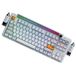 KEYSME Lunar 01 Clavier Mécanique 80% Triple Mode QWERTY US Blanc