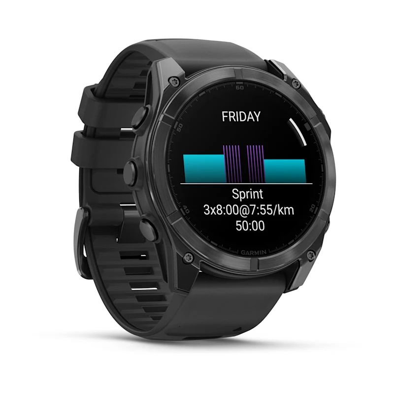 Garmin Fenix 8 51mm AMOLED Smartwatch - Slate Gray/Black