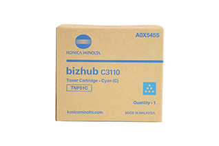 Konica Minolta TNP-51C - Cyaan - Tonercartridge - Bizhub C3110