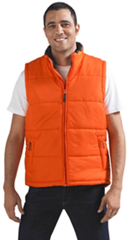 Sol?'s Oranje bodywarmer voor heren M