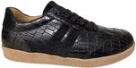 Gabor 6011.01.012 Lage Sneakers Dames Zwart Suède