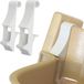 Tripp Trapp Adapter voor oud model Tripp Trapp stoel - Verbind babyset met oud model - Vóór 2003 - Eenvoudige klembevestiging zonder gereedschap - Wit