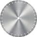 Lame de scie diamantée 18 pouces pour béton, usage humide ou sec, dents plates, 0,47 pouce d'épaisseur