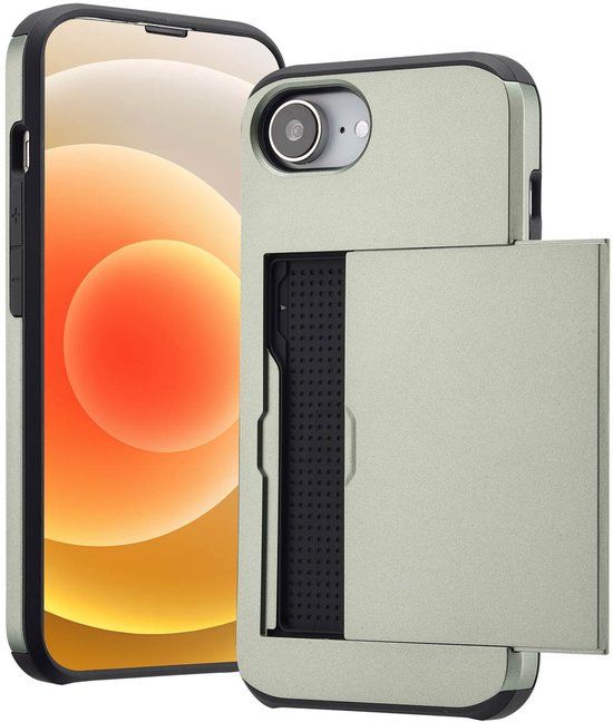 imoshion Hoesje met Pasjeshouder - Geschikt voor Apple iPhone 17e / 16e - Groen