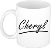 Bellatio Decorations Cheryl Naam koffiemok - wit