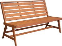 SenS-Line Malibu Tuinbank - Meranti Hardhout - 3 Zits - Bruin