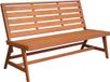 SenS-Line Malibu Tuinbank - Meranti Hardhout - 3 Zits - Bruin