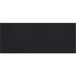 Tapis rectangulaire noir 80x200 cm bambou