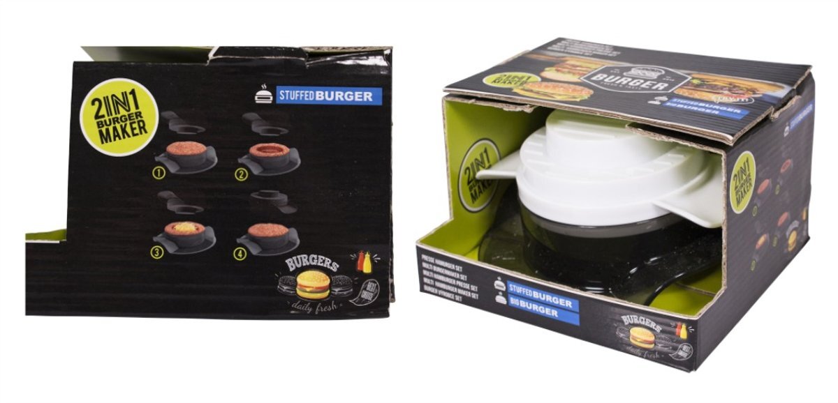 Trend Accessoires Multi Burgermaker Set 2dlg - Hamburger maker - 2 in 1