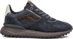 Floris van Bommel Heren Lage sneakers Chunky zool Sfm-10139 Noppi - Blauw - Suède - Maat 46⅔