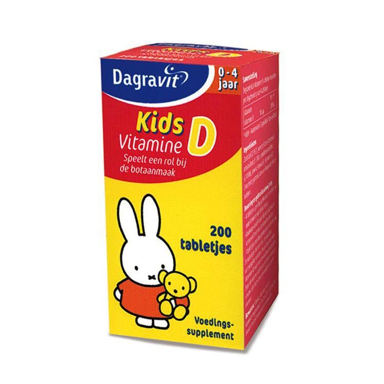 Dagravit Kids Vitamine D Tabletten 200st