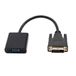 glowster DVI 24+1 naar VGA HDB15 converter 10 cm zwart